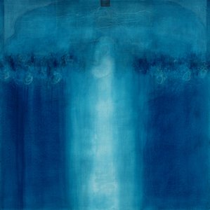 Nimetön sininen maalaus, 1995